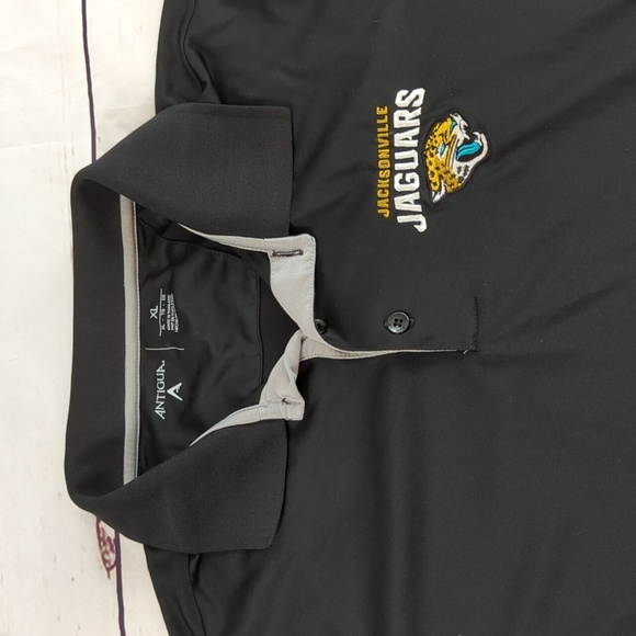 Jacksonville Jaguars polo shirt, Football,  Antigua, men's XL - Picture 3 of 8